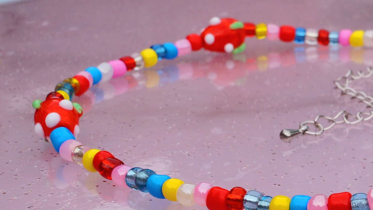 Strawberry Pop Necklace