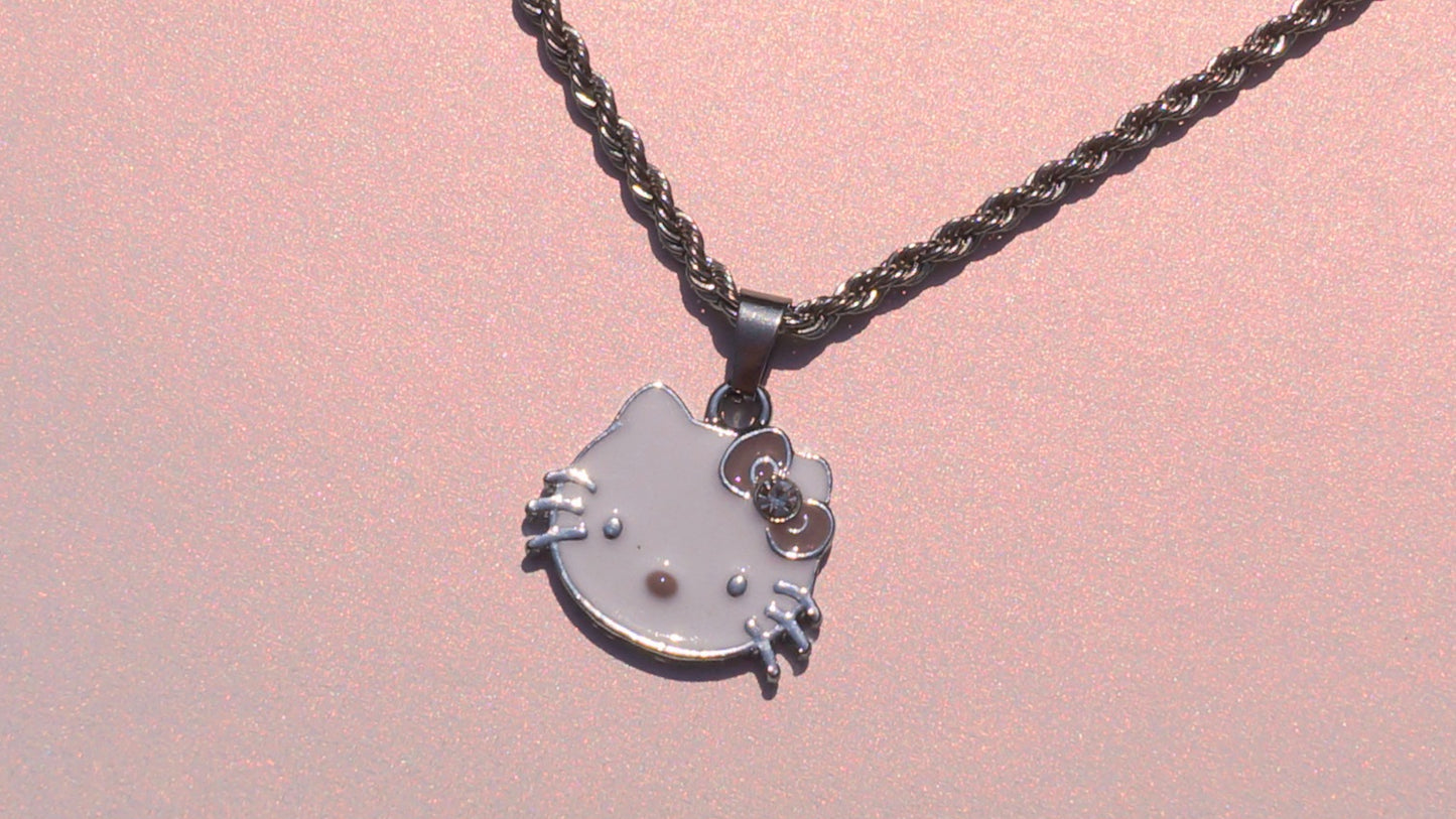 Hey Kitty Necklace 🤍