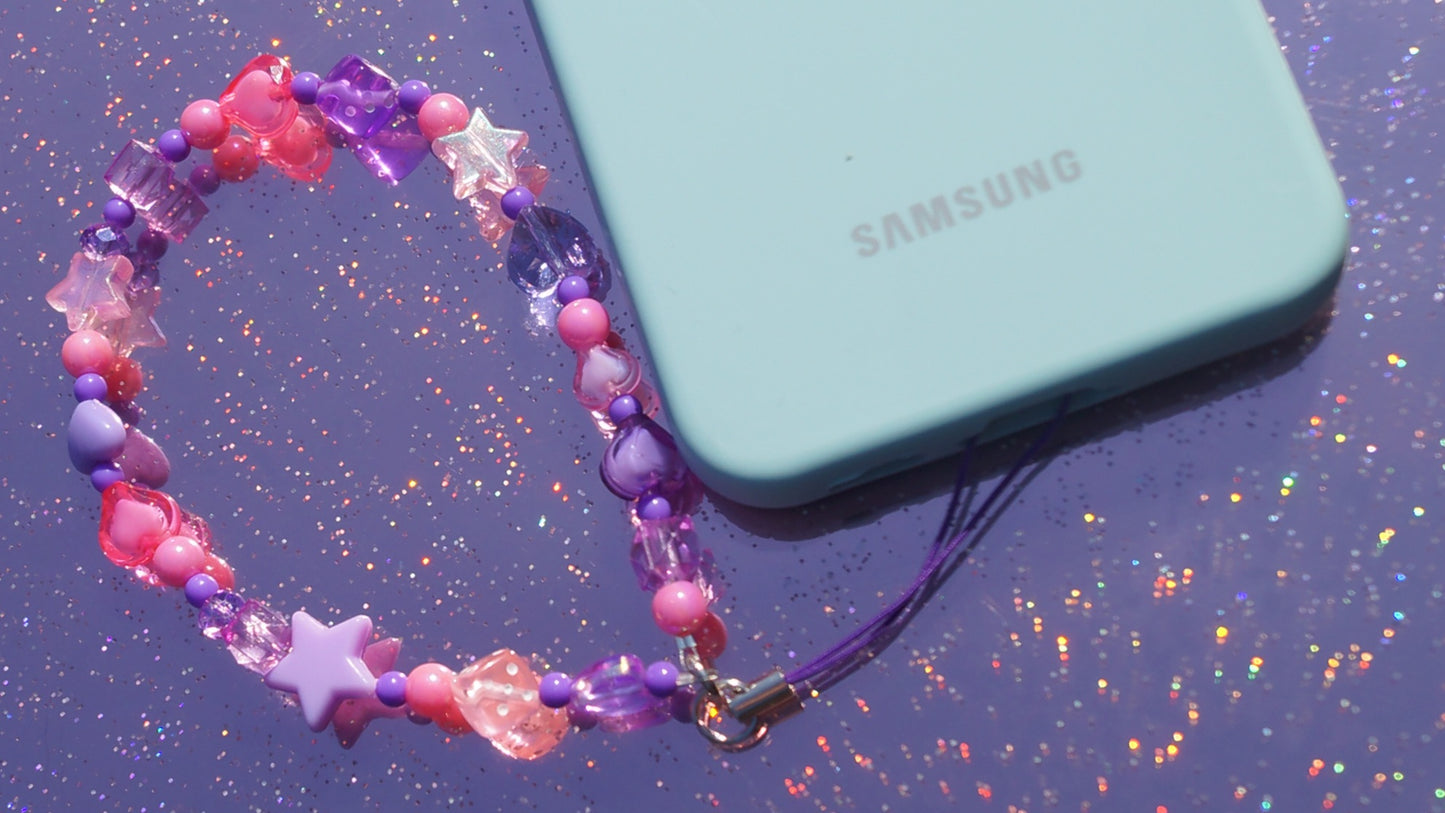 Purple Dreams Beaded Strap