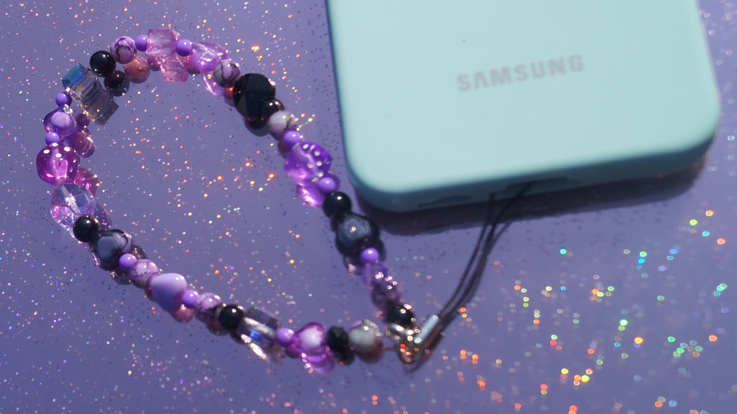 Purple Venom Beaded Strap
