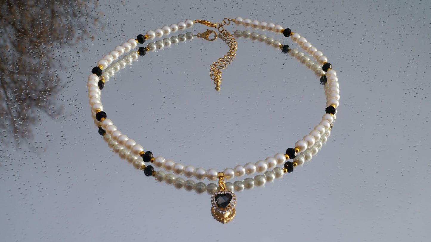 Black Heart Necklace