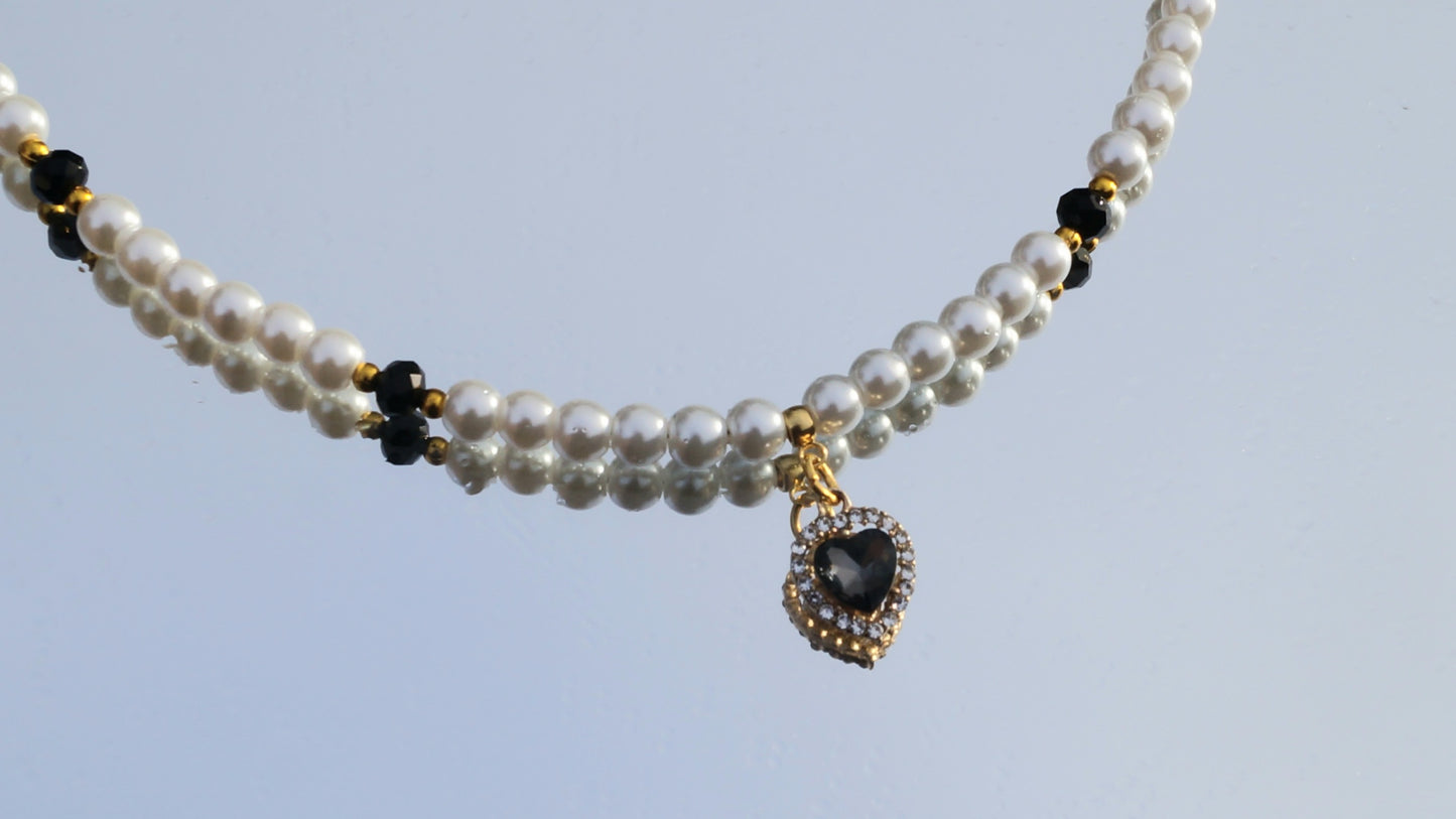 Black Heart Necklace