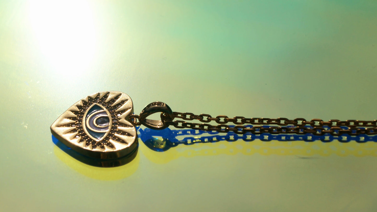 Gold All Seeing Eye Necklace