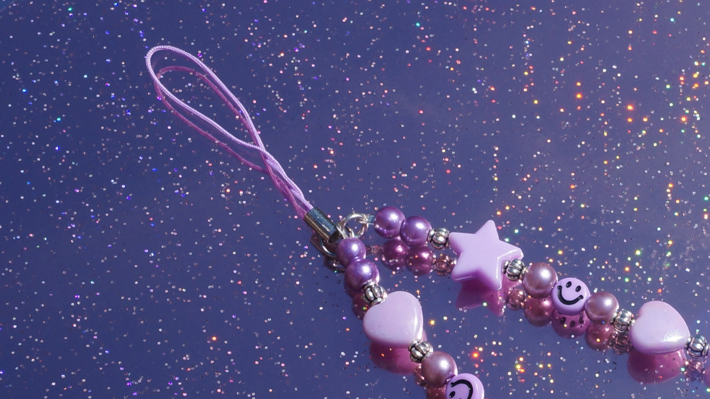 Violet Phone Charm