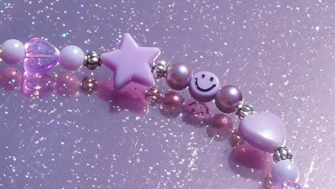 Violet Phone Charm