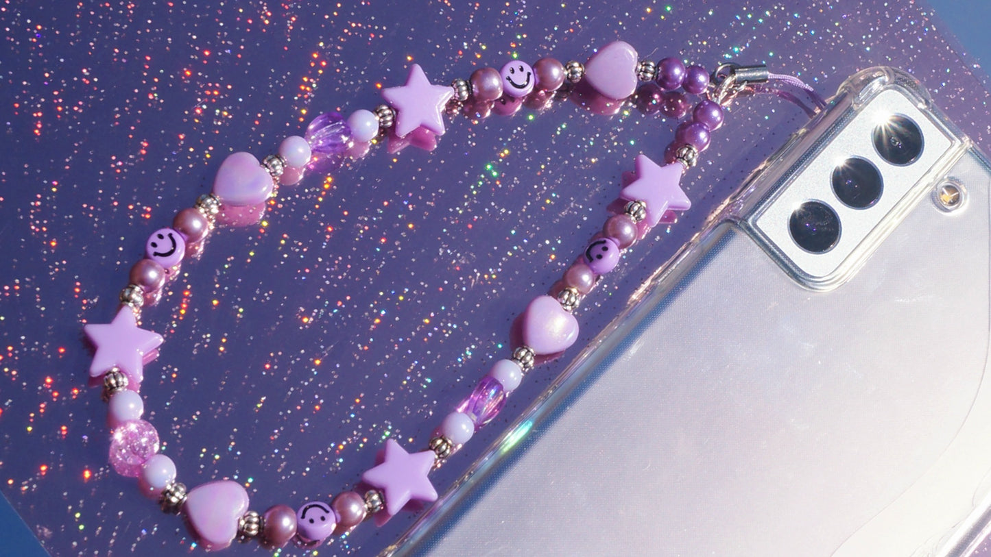 Violet Phone Charm