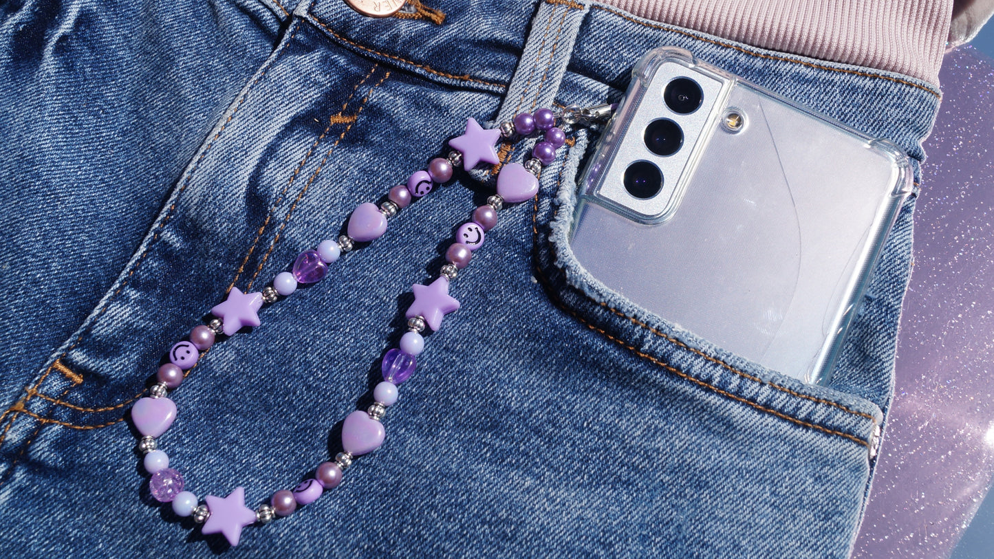 Violet Phone Charm