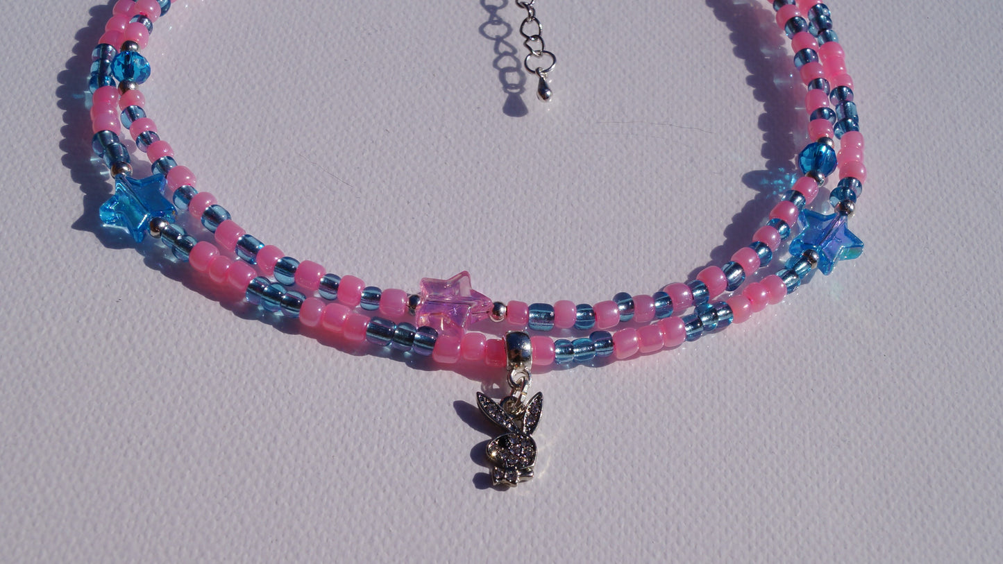 2 Way Play Bunny Necklace