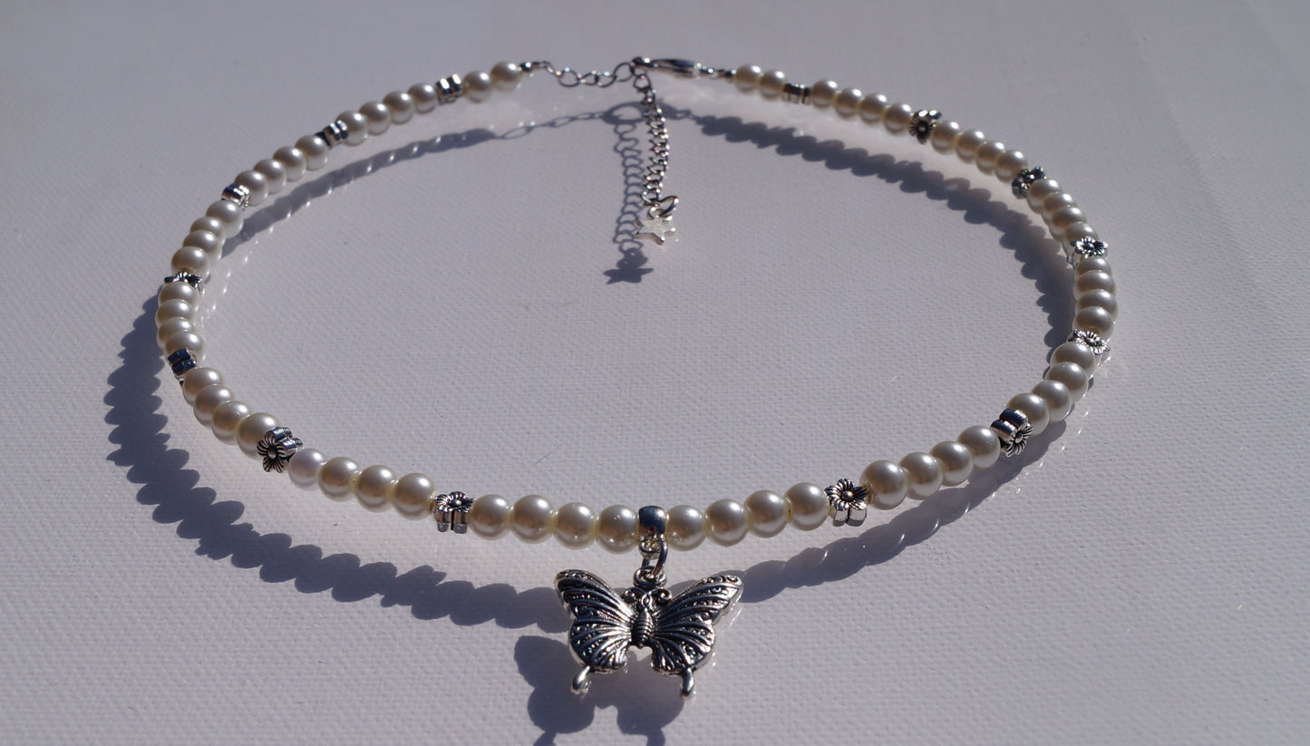 Y2K Butterfly Necklace