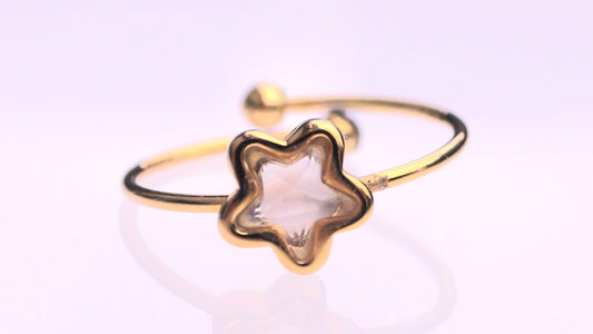 Shinning Star Gold Ring