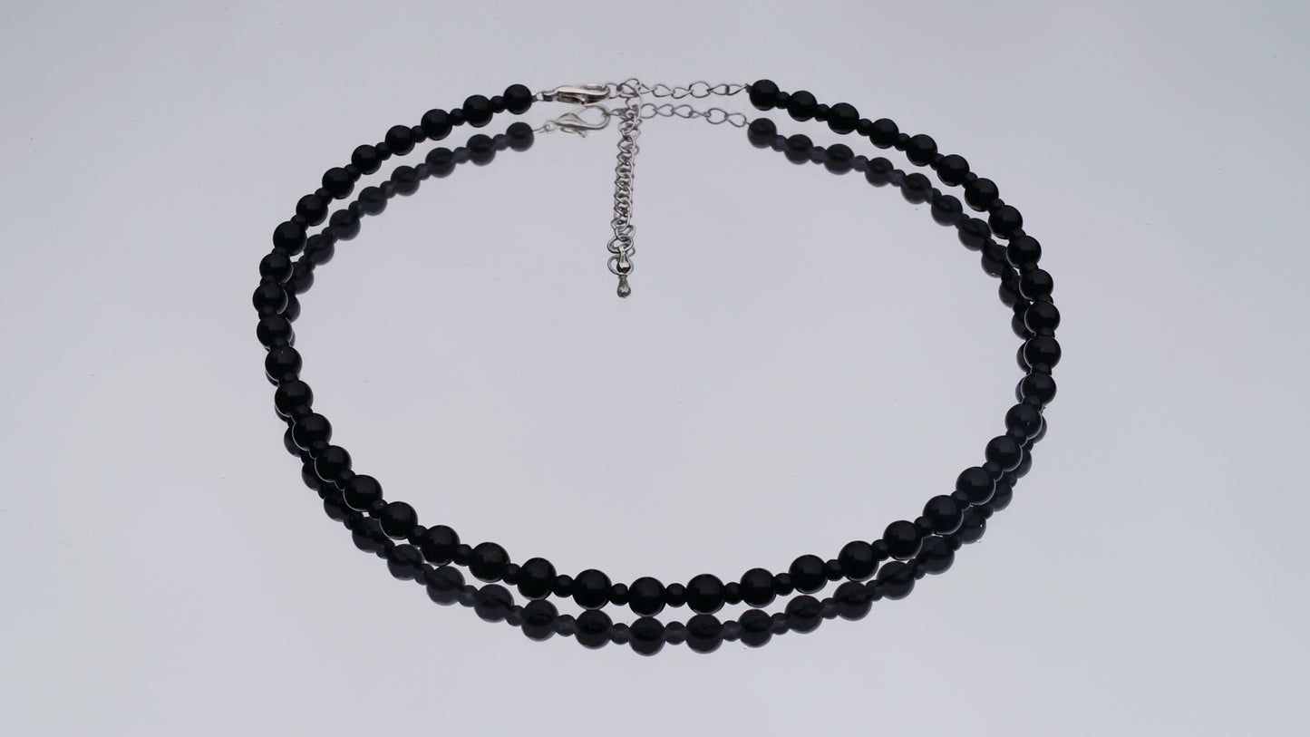 Black Pearl Necklace