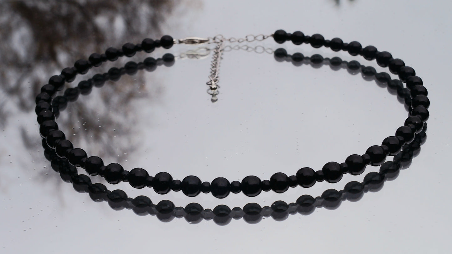 Black Pearl Necklace