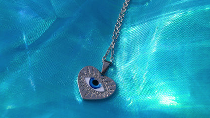 Silver All Seeing Eye Necklace